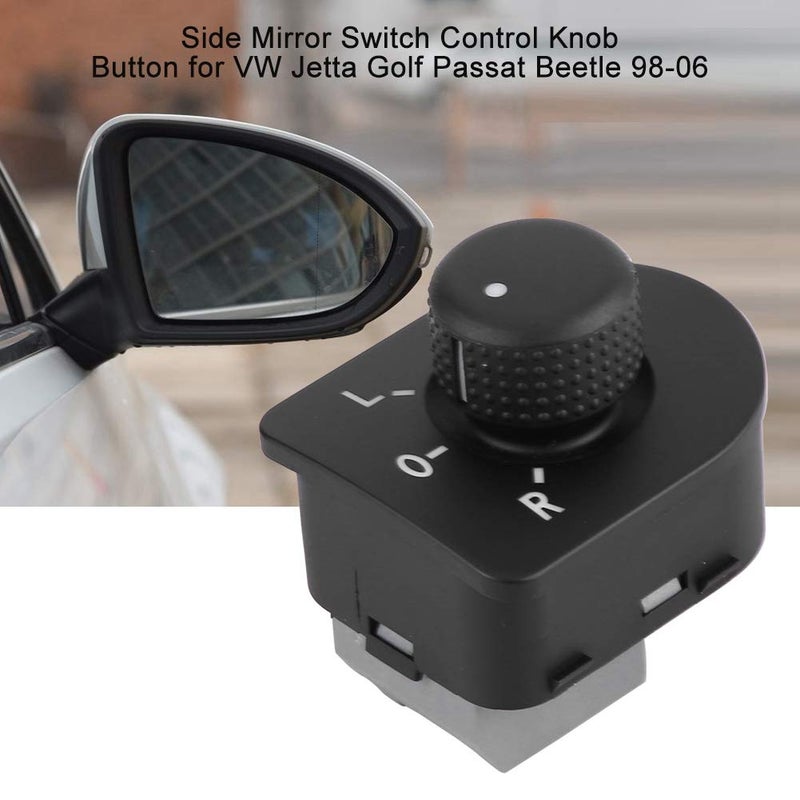 Aramox Power Mirror Switch, Side Mirror Switch Control Knob Button for for for 98-06 1J1959565A - Image 2